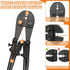 TooTaci Wire Rope Crimping Tool Kit, Include Cable Crimping Tool and Wire Rope Cutter, 14 in Wire Rope Swaging Tool for Crimping Loop sleeve from 1/16-inch to 1/8-inch